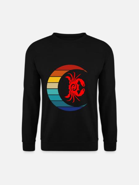 Sternzeichen Krebs - Unisex Pullover - Schwarz