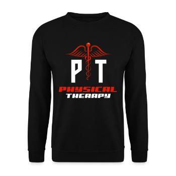 Physiothérapeute santé éducation cadeau - Sweat-shirt Unisexe - noir - Devant - Alina (178cm) & Michal (187cm)