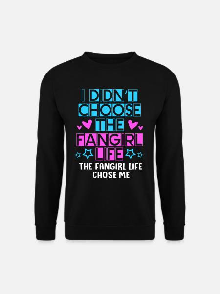 K-Pop Fan Korea Fangirl - Unisex Sweatshirt - black