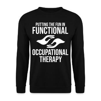 Occupational Therapy Occupational Therapy Occupational Therapist - Unisex Sweatshirt - black - Front - Alina (178cm) & Michal (187cm)