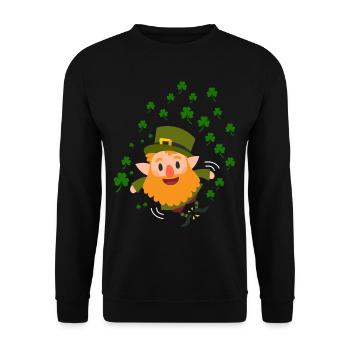 Saint-Patrick enfant enfant - Sweat-shirt Unisexe - noir - Devant - Alina (178cm) & Michal (187cm)
