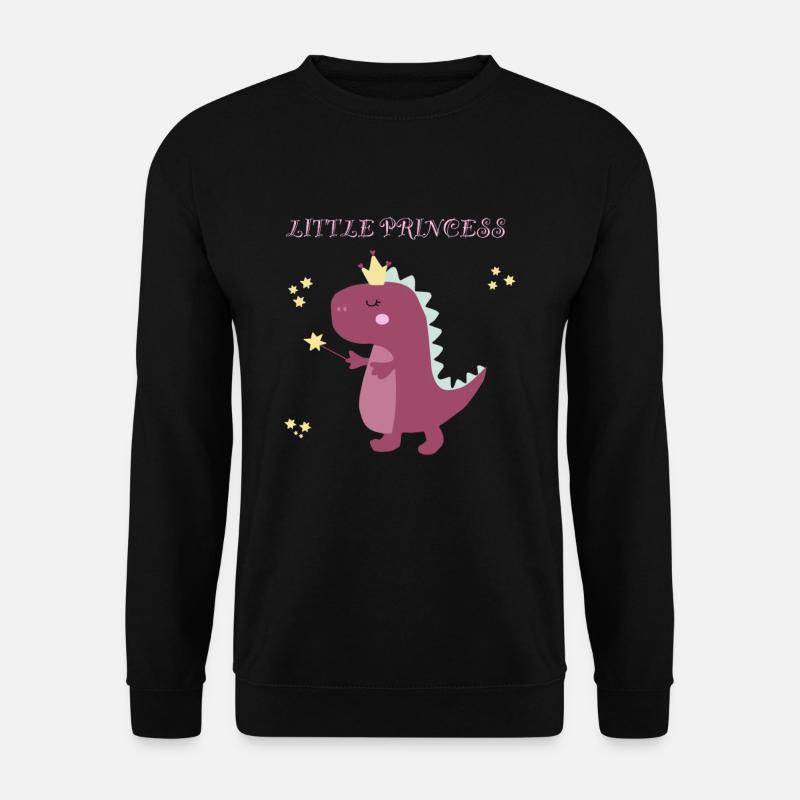 Dino princess - Sweat-shirt Unisexe - noir