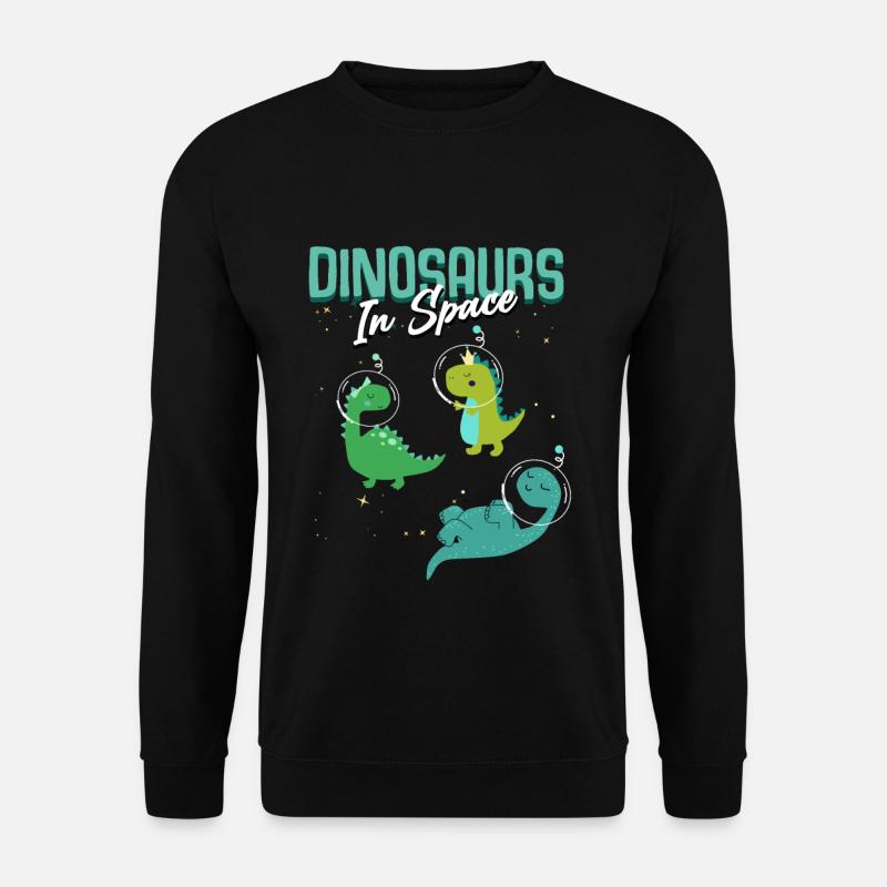 Dino Kinder - Unisex Pullover - Schwarz