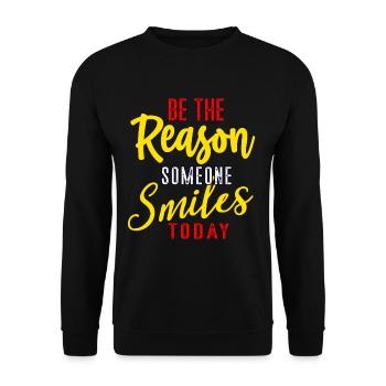 Inspiring Quote Positive Sayings Encouragement - Unisex Sweatshirt - black - Front - Alina (178cm) & Michal (187cm)