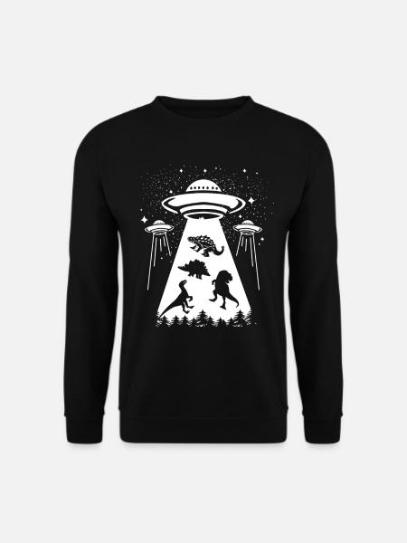 Dino - Unisex Pullover - Schwarz