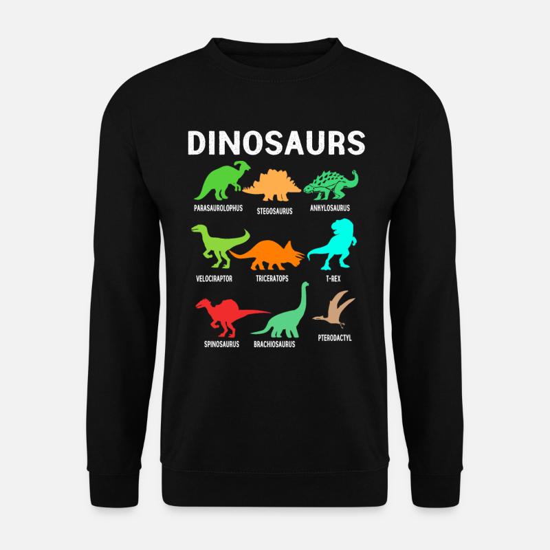 Dinosaurier - Unisex Pullover - Schwarz