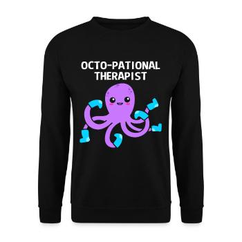 Occupational therapy - Unisex Sweatshirt - black - Front - Alina (178cm) & Michal (187cm)