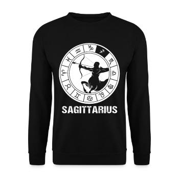 Zentaur - Unisex Pullover - Schwarz - Vorne - Alina (178cm) & Michal (187cm)