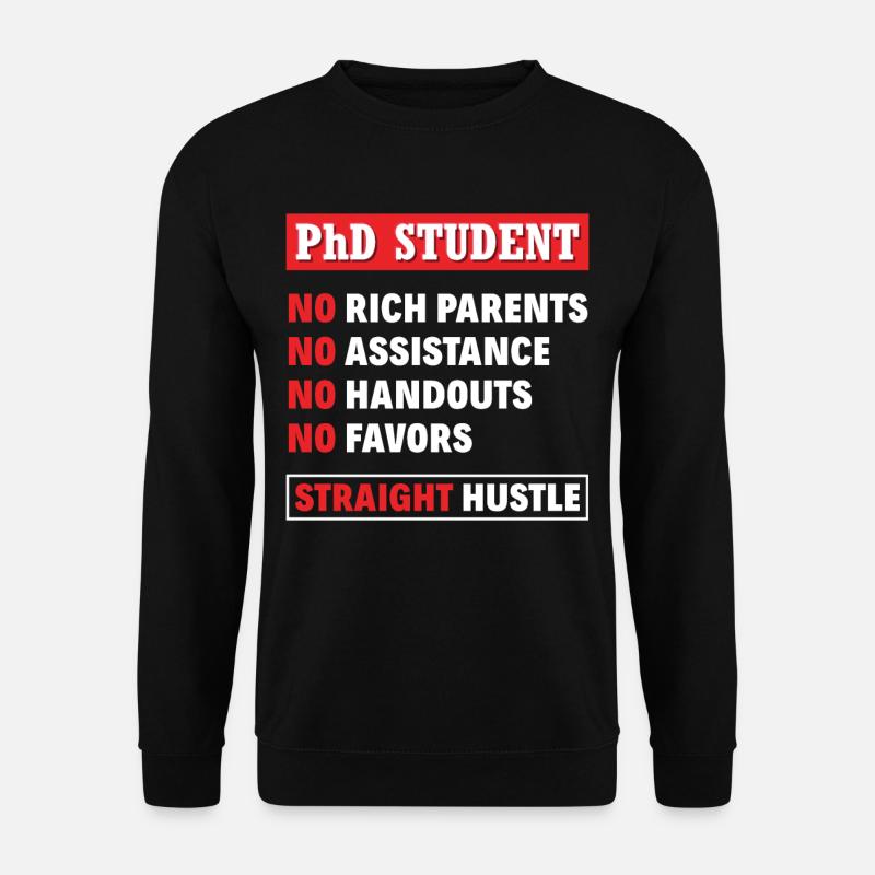 PhD student - Unisex Sweatshirt - black