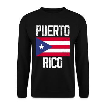 Puerto Rico - Sweat-shirt Unisexe - noir - Devant - Alina (178cm) & Michal (187cm)