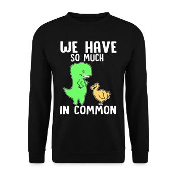 Dodo - Unisex Pullover - Schwarz - Vorne - Alina (178cm) & Michal (187cm)