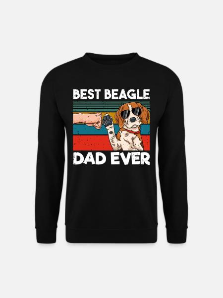Meilleur Beagle Dad Ever - Sweat-shirt Unisexe - noir