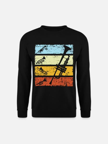 Trompette trompette trompette trompette - Sweat-shirt Unisexe - noir