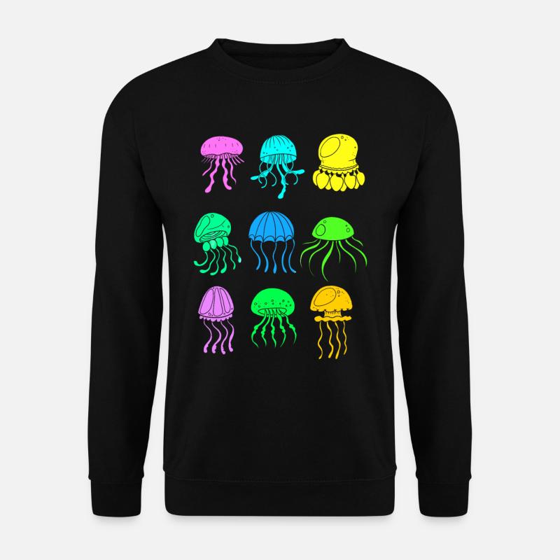Méduses espèces méduses méduses - Sweat-shirt Unisexe - noir