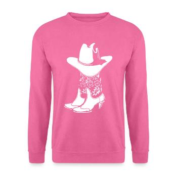 Country Music, Line-Dance, Western Cadeau - Sweat-shirt Unisexe - rose - Devant