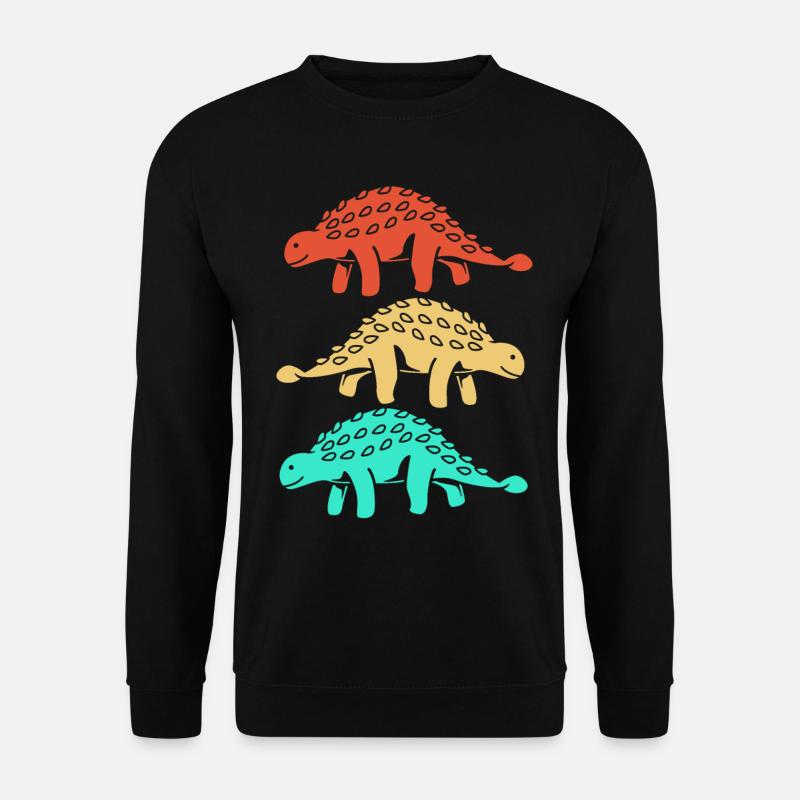 Dino - Unisex Pullover - Schwarz