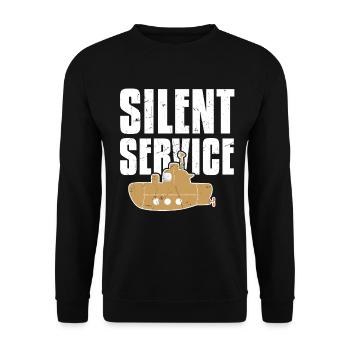 Sous-marin sous-marin de U-Boat de service silencieux - Sweat-shirt Unisexe - noir - Devant - Alina (178cm) & Michal (187cm)