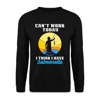 Salmonella - Unisex Sweatshirt - black - Front - Alina (178cm) & Michal (187cm)