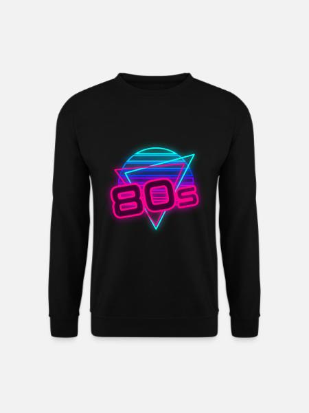 80er Mottoparty 80er Outfir 80er Retro 80er Jahre - Unisex Pullover - Schwarz