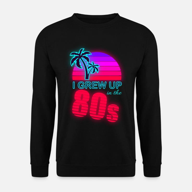 80 Retro 80 Outfir 80 Mottoparty années 80 - Sweat-shirt Unisexe - noir