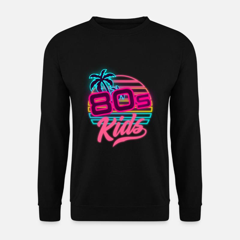80er Kinder 80er Outfir 80er Retro 80er Jahre - Unisex Pullover - Schwarz