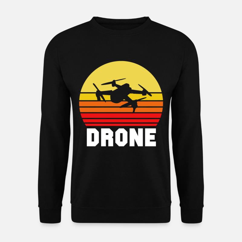 Drone Quadcopter Drone Flying Drones - Unisex Sweatshirt - black