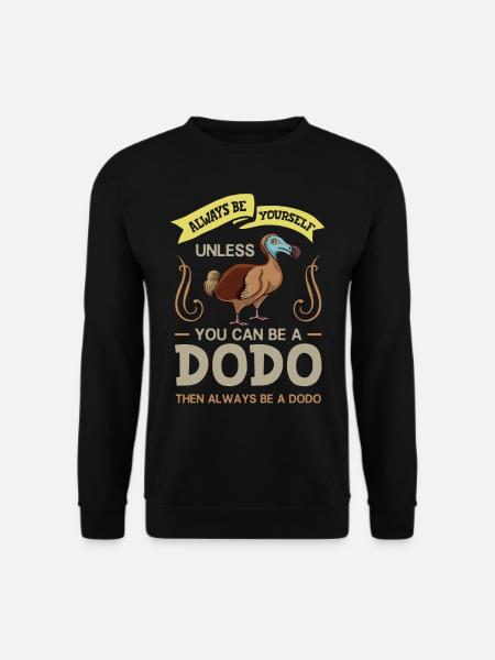 Dodo Vogel Dronte Dudu Skelett Madagaskar - Unisex Pullover - Schwarz