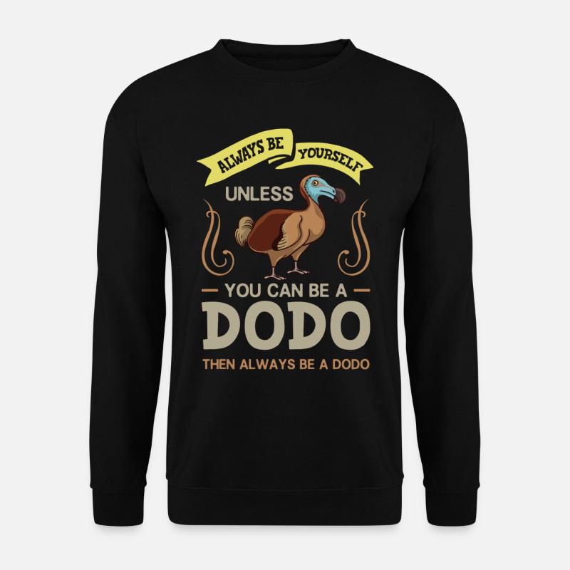 Dodo Oiseau Dronte Dudu Squelette Madagascar - Sweat-shirt Unisexe - noir