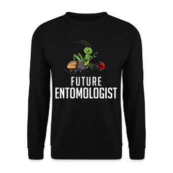 Insect Entomologie Entomologiste Drôle Douceur - Sweat-shirt Unisexe - noir - Devant - Alina (178cm) & Michal (187cm)