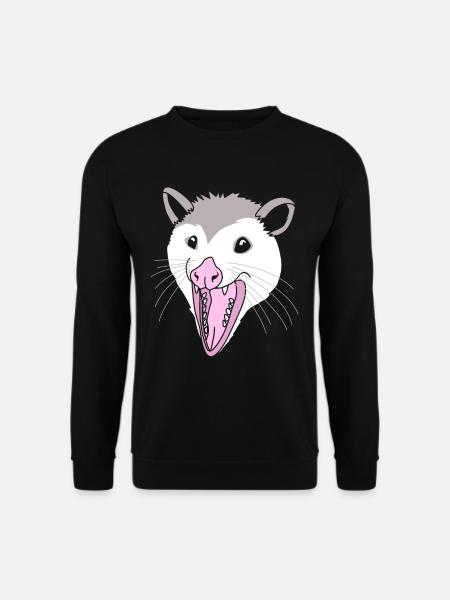 opossum - Unisex Sweatshirt - black