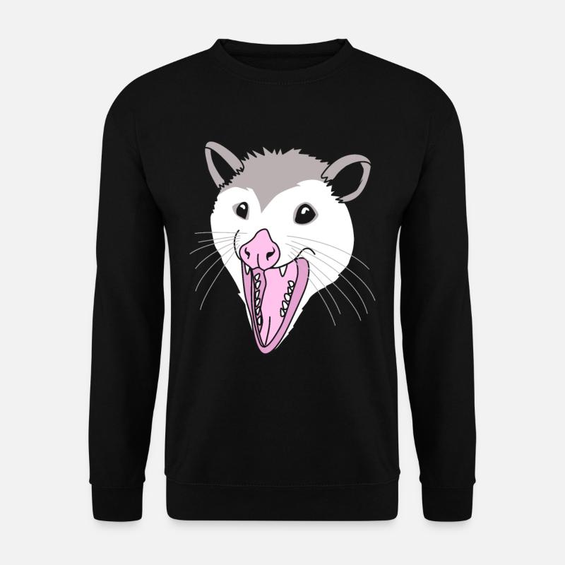opossum - Unisex Sweatshirt - black