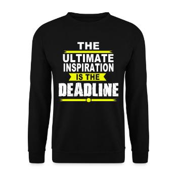 Designer Graphic Designer Graphic Designer Artist - Unisex Sweatshirt - black - Front - Alina (178cm) & Michal (187cm)