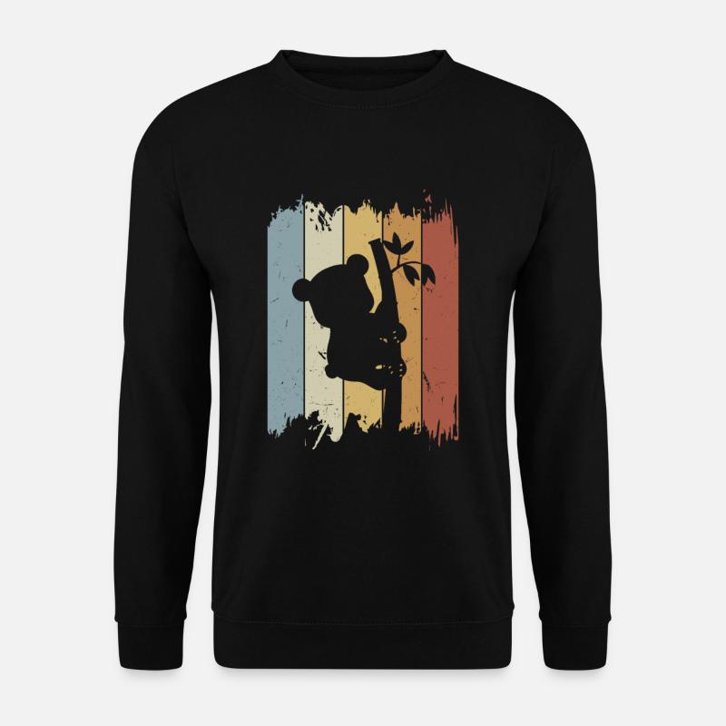 Retro Panda - Sweat-shirt Unisexe - noir