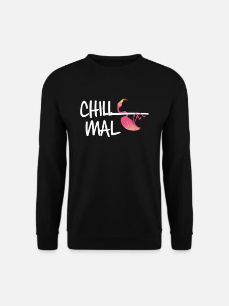 Chill Mal Flamingo - Sweat-shirt Unisexe - noir