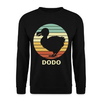 dodo - Unisex Sweatshirt - black - Front - Alina (178cm) & Michal (187cm)