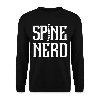 physiotherapy - Unisex Sweatshirt - black - Front - Alina (178cm) & Michal (187cm)
