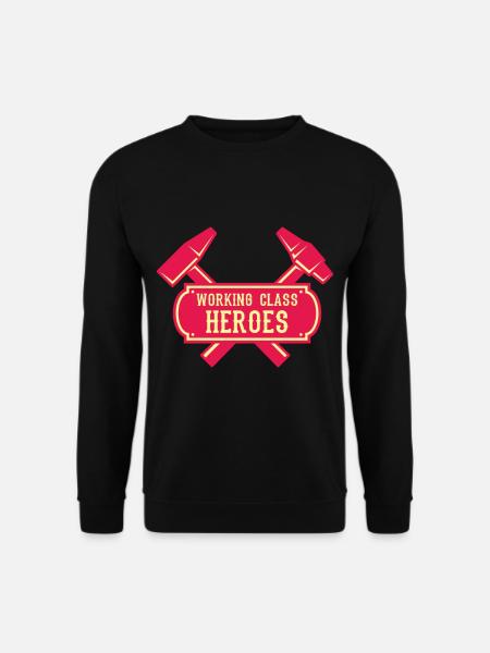 WORKING CLASS HEROES KFZ Mechaniker Werkstatt Team - Unisex Pullover - Schwarz