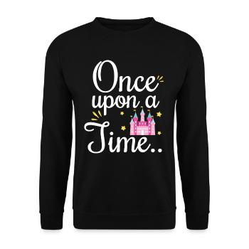 Once Upon A Time Castle Home Princess - Unisex Sweatshirt - black - Front - Alina (178cm) & Michal (187cm)