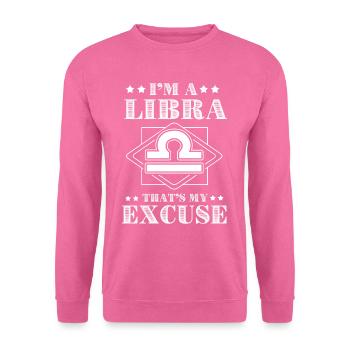Signe du zodiaque Balance - Sweat-shirt Unisexe - rose - Devant