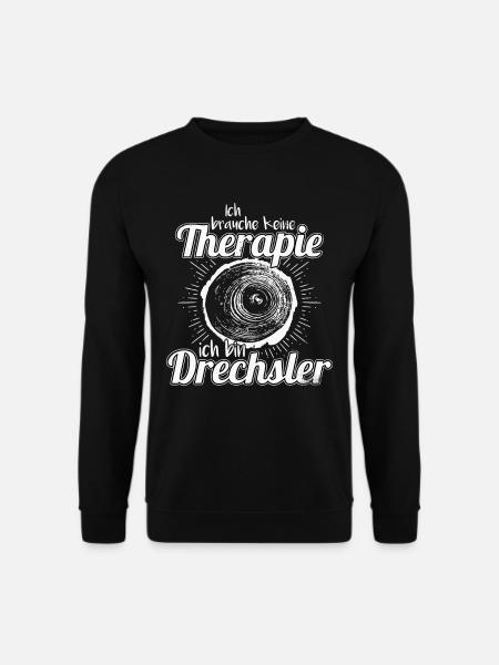 drechseln Drechsler Handwerk Holz - Unisex Pullover - Schwarz