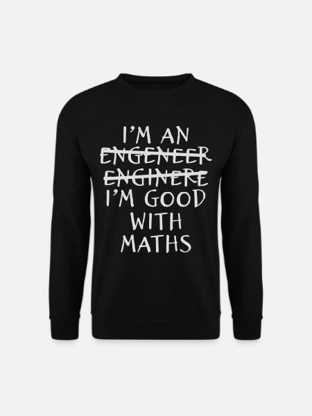 Ingenieur Mathe Ich Bin Ingenieur Studium - Unisex Pullover - Schwarz