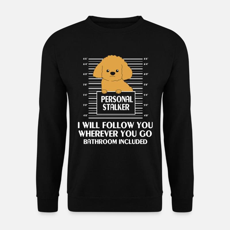 poodle - Unisex Sweatshirt - black