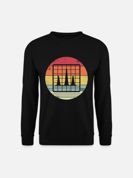 High performance liquid chromatography retro HPLC - Unisex Pullover - Schwarz