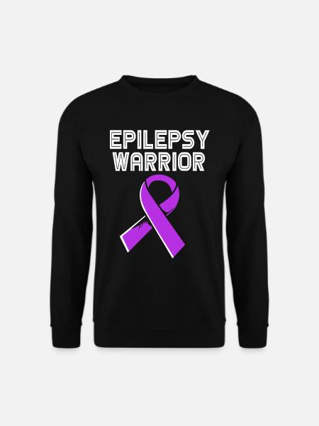 Epilepsy Warrior Fighter - Unisex Sweatshirt - black