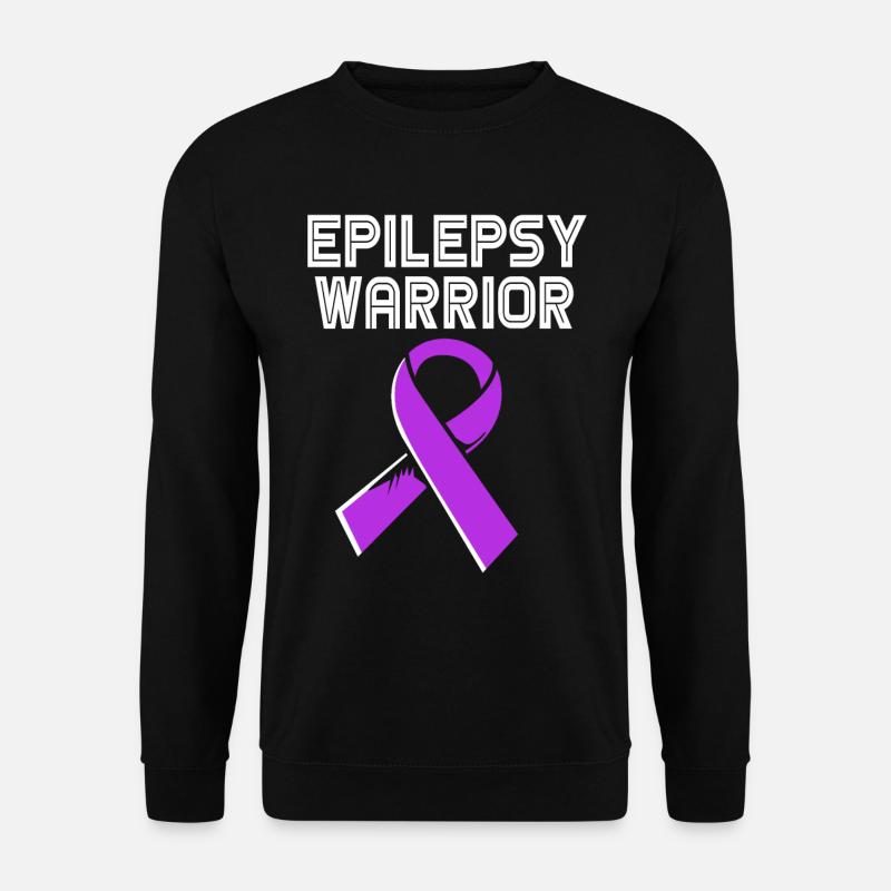 Epilepsy Warrior Fighter - Unisex Sweatshirt - black