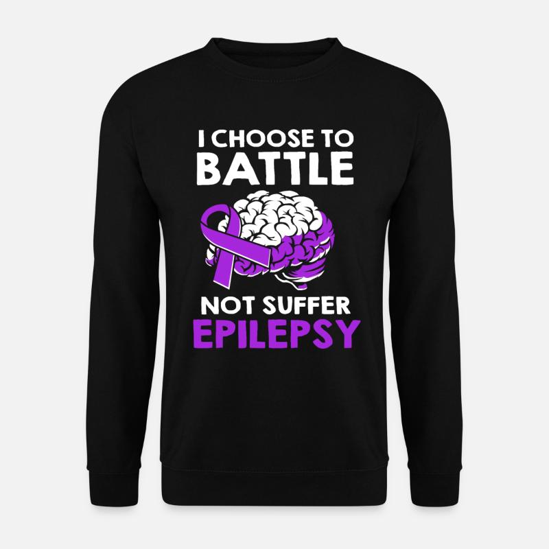 Épilepsie - Sweat-shirt Unisexe - noir