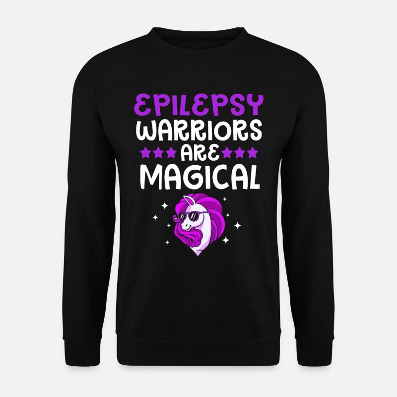 Épilepsie - Sweat-shirt Unisexe - noir