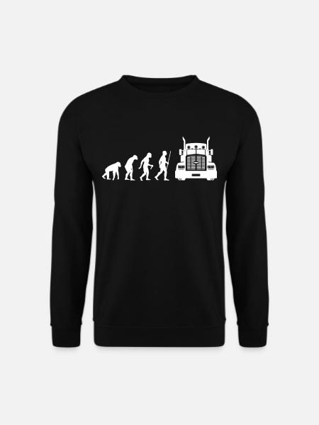 Evolution Truck Driver - Unisex Sweatshirt - black