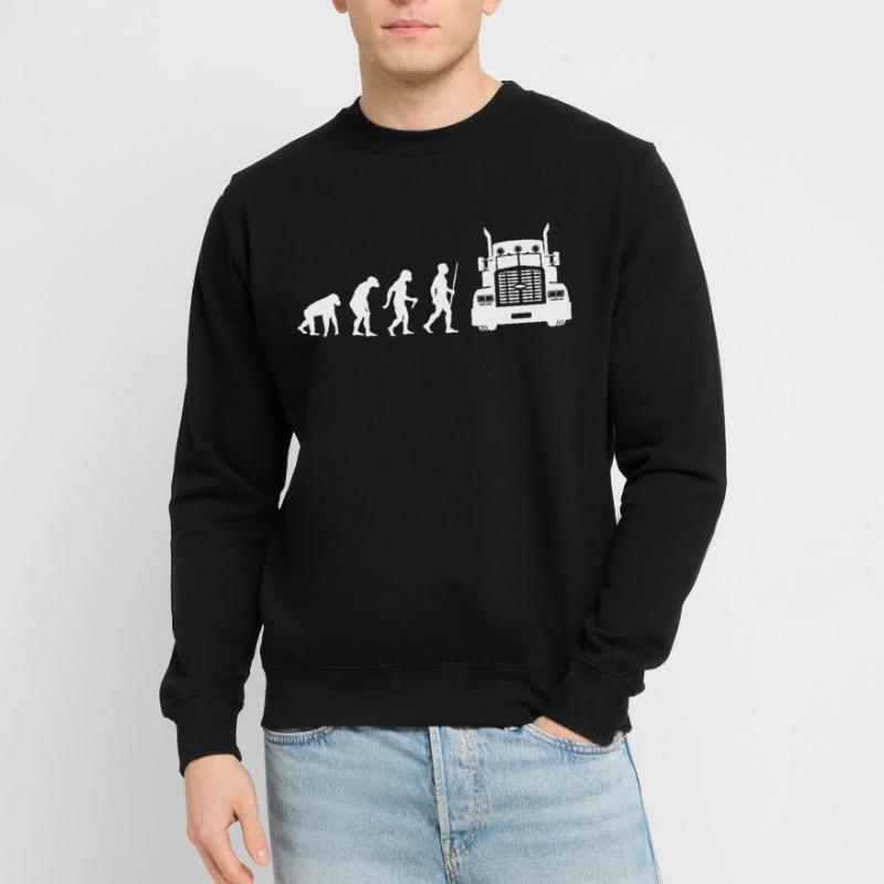 Evolution Truck Driver Unisex Sweatshirt