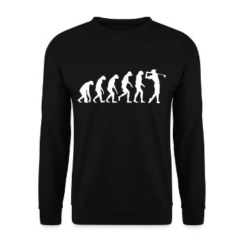 GOLF EVOLUTION Golfer Outfit Golferinnen Golf - Unisex Pullover - Schwarz - Vorne - Alina (178cm) & Michal (187cm)